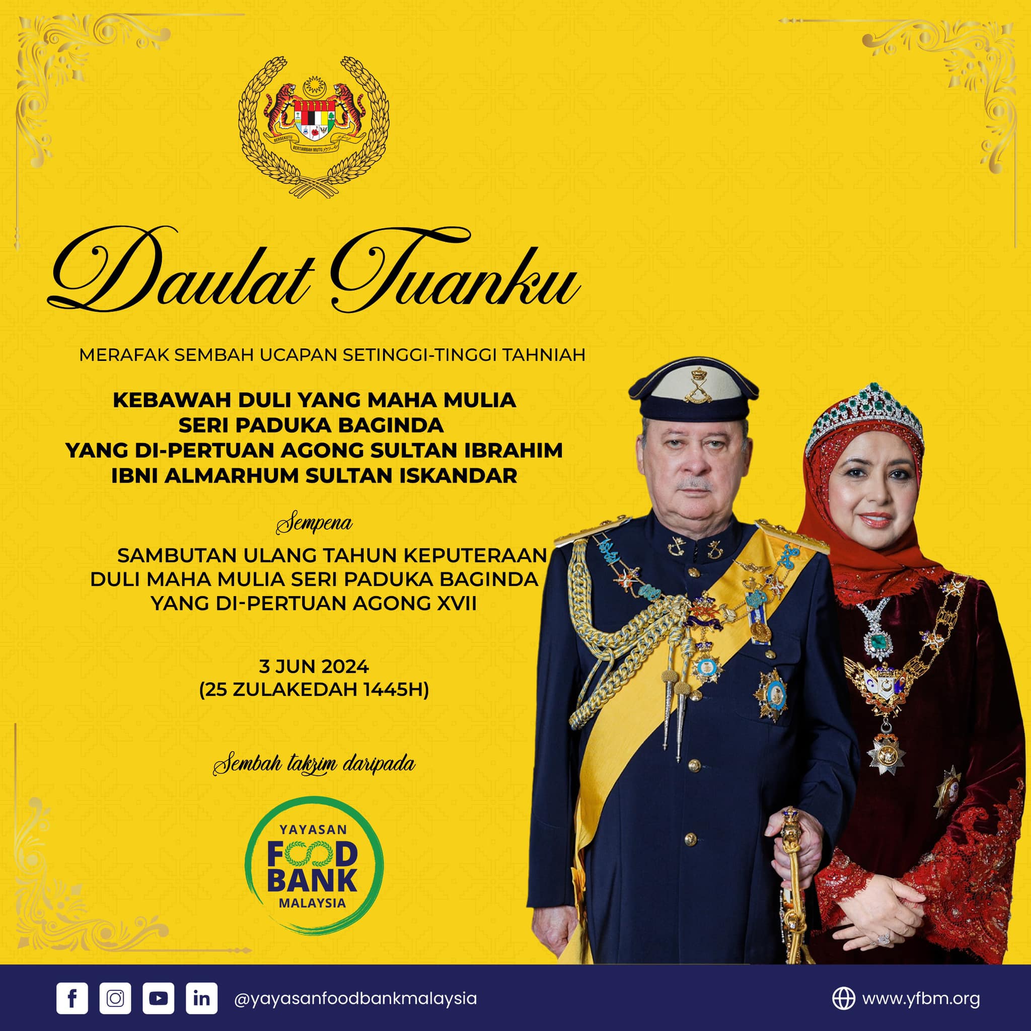 Read more about the article DAULAT TUANKU, DIRGAHAYU TUANKU!