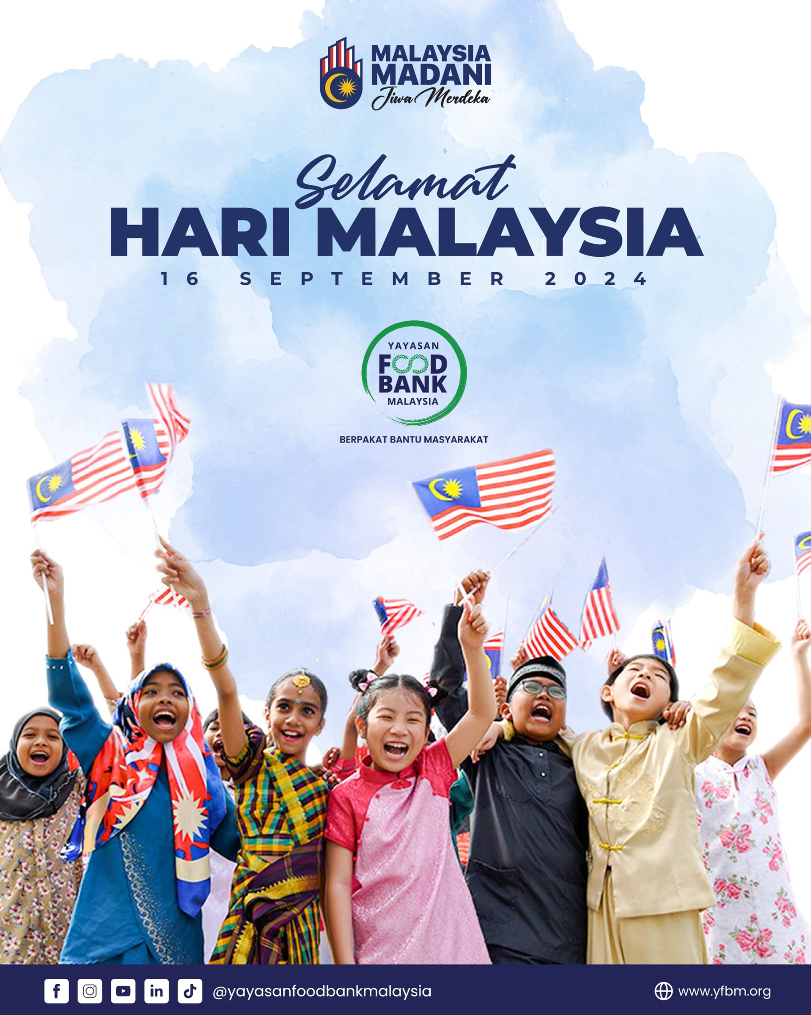 Read more about the article SELAMAT HARI MALAYSIA DARI YAYASAN FOOD BANK MALAYSIA