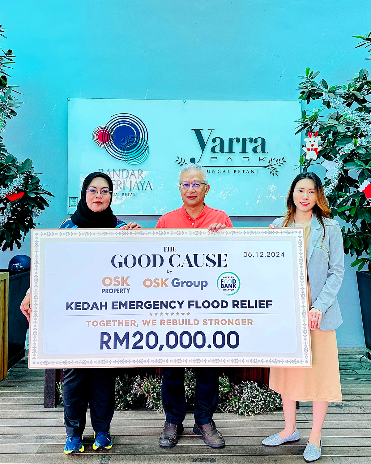 Read more about the article OSK PROPERTY MOCK CHEQUE CEREMONY FOR YAYASAN FOOD BANK MALAYSIA