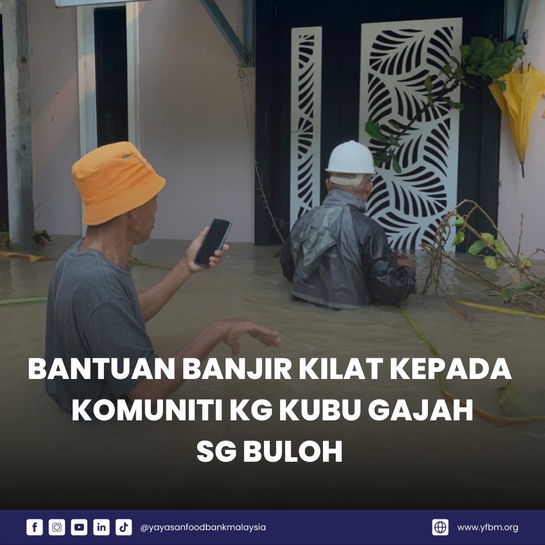 Read more about the article BANTUAN BANJIR KILAT DI KG. KUBU GAJAH, SUNGAI BULOH