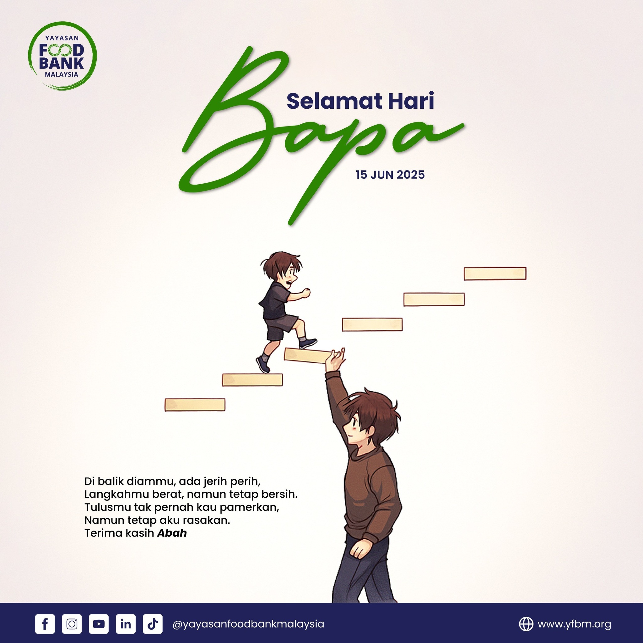 Read more about the article SELAMAT HARI BAPA SEDUNIA : PENGHARGAAN KEPADA KETUA KELUARGA TERSAYANG