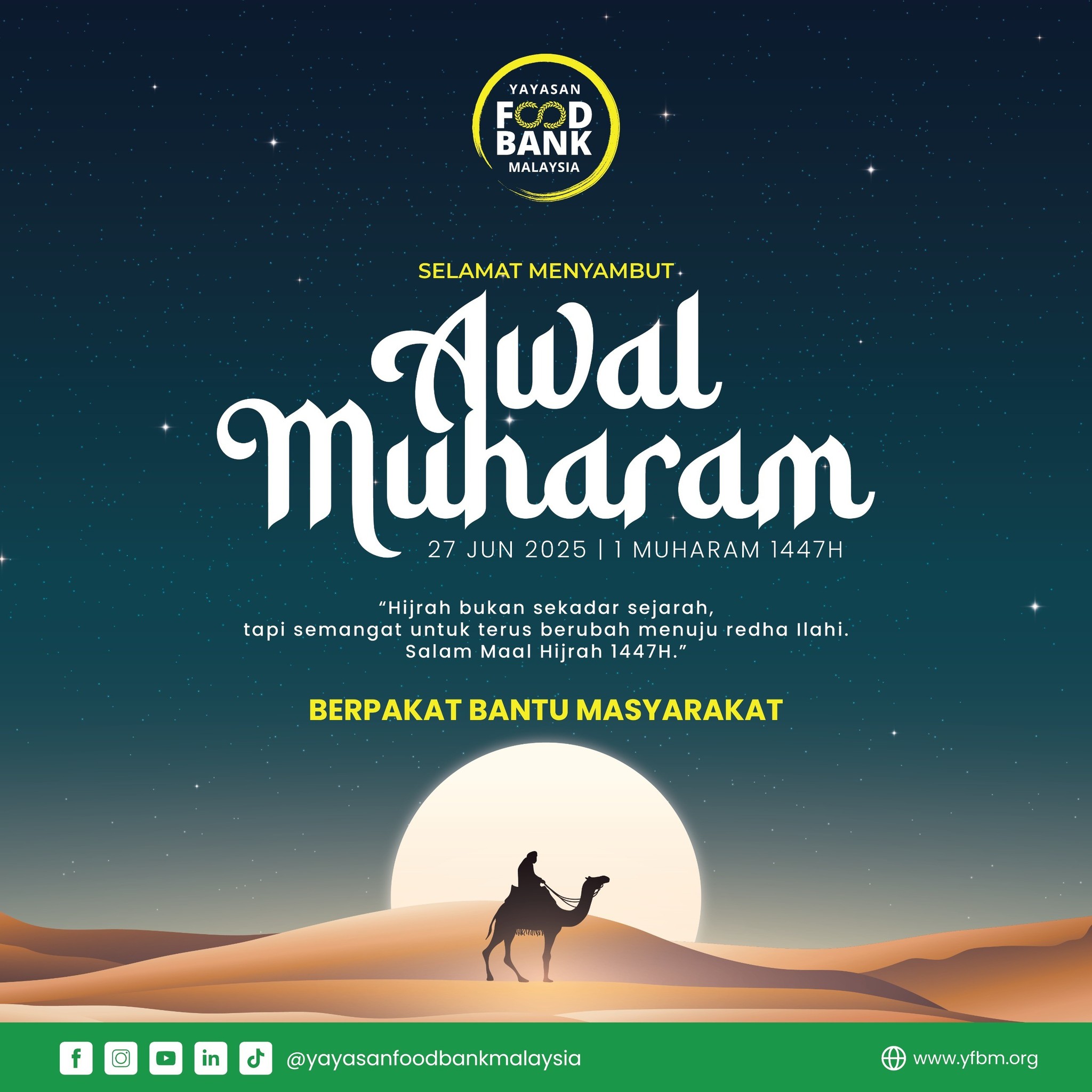 Read more about the article SALAM MAAL HIJRAH DARI YAYASAN FOOD BANK MALAYSIA