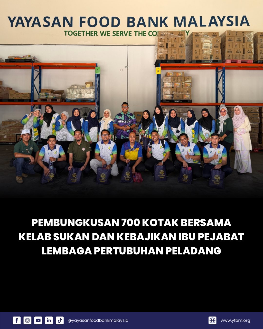 Read more about the article KERJASAMA SKIP LPP : 700 KOTAK MAKANAN DIBUNGKUS UNTUK KOMUNITI