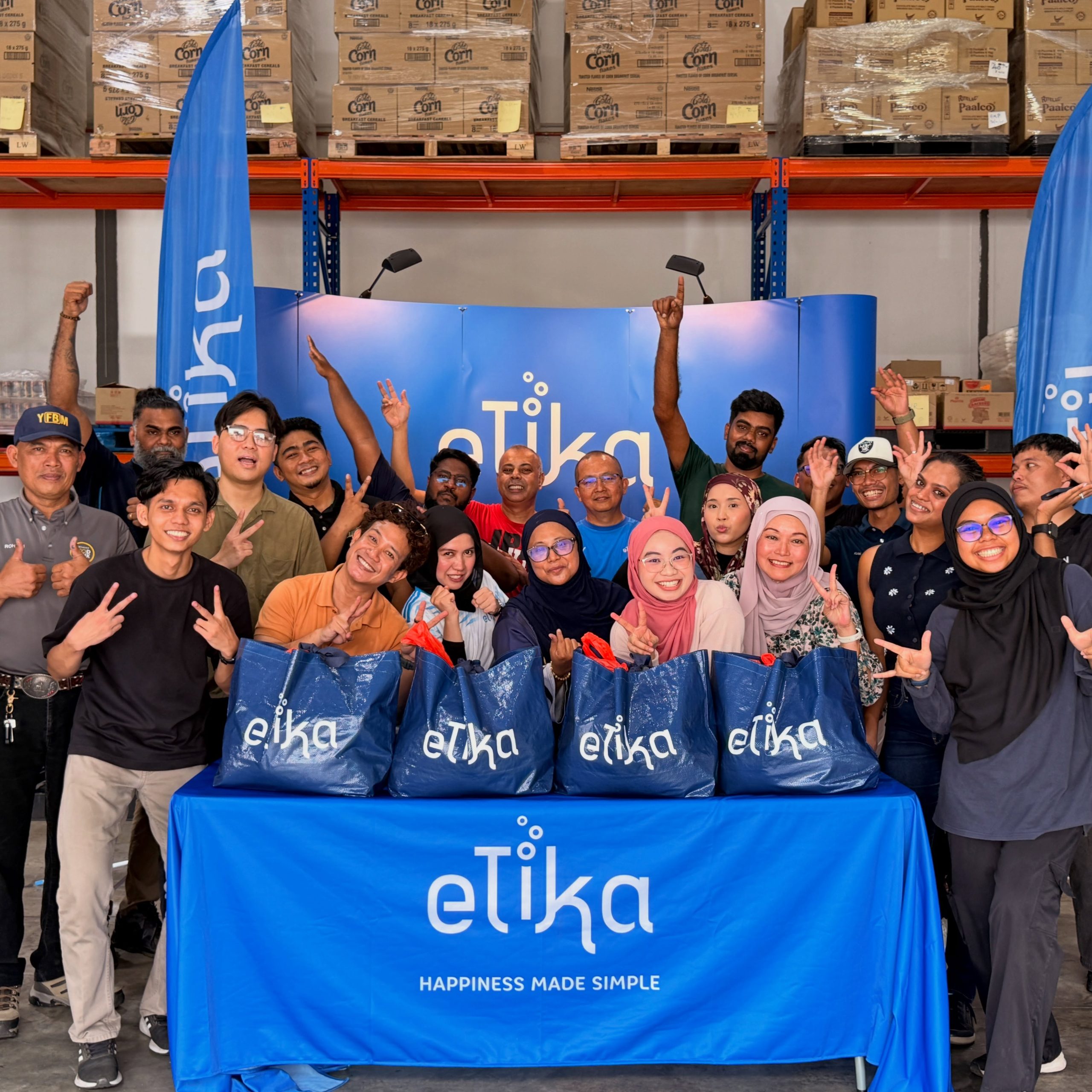 Read more about the article SESI PEMBUNGKUSAN 300 BEG BERSAMA ETIKA SDN BHD